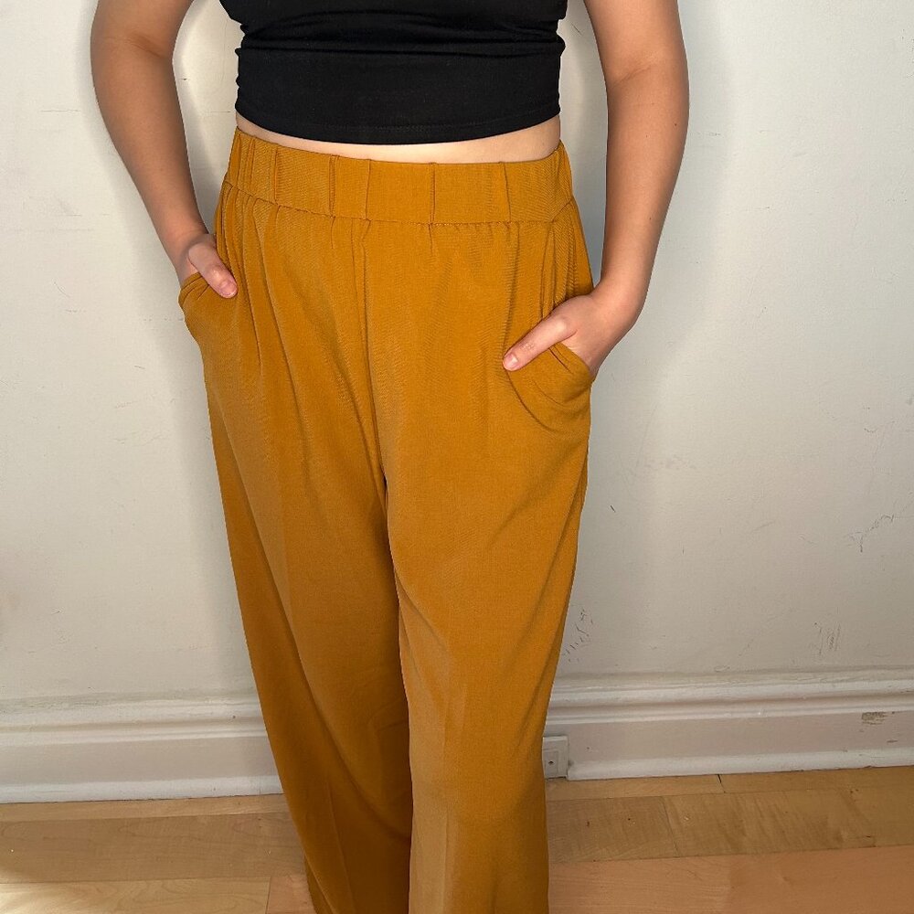 Frank & Oak's Wide Leg Pants
